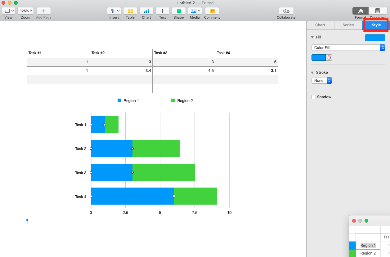 Customize Chart Style