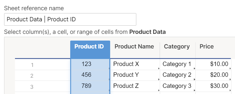 Vlookup in Smartsheet