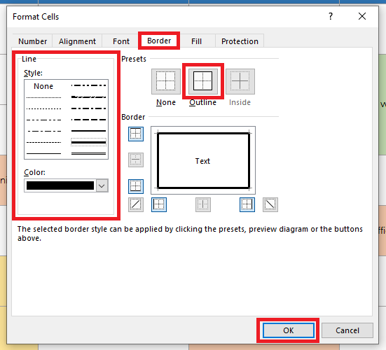 schedule borders