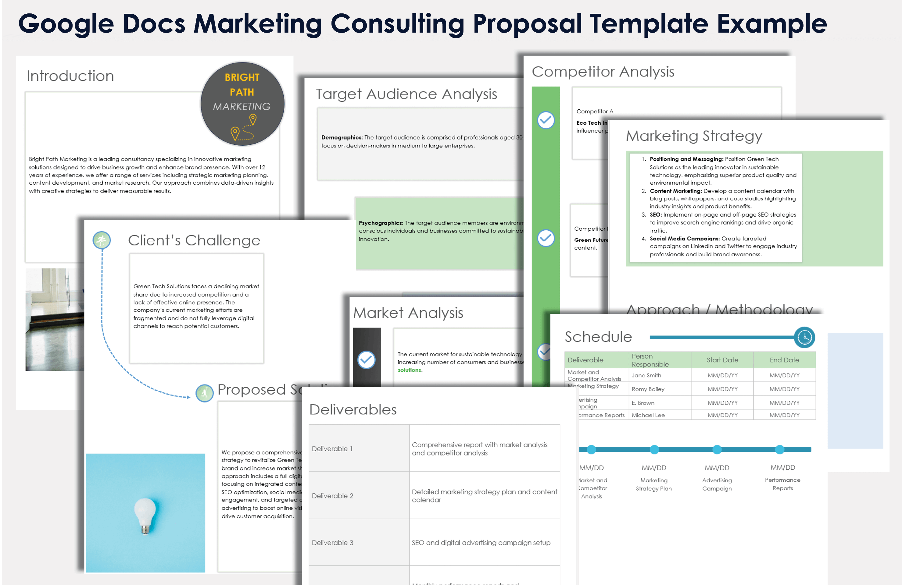 Google Docs Marketing Consulting Proposal Template Example